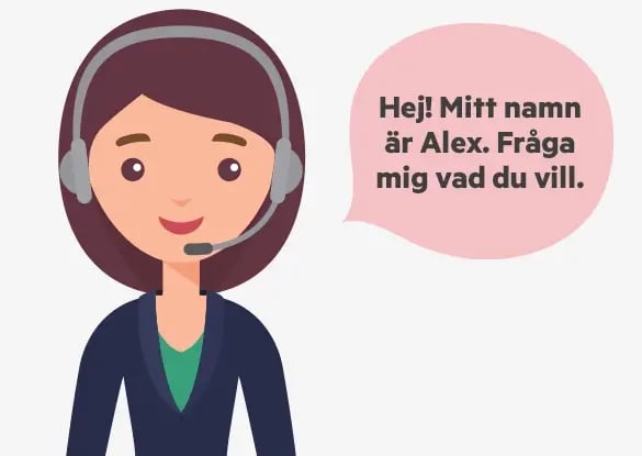 Hitta dina svar med hjälp av vår chatt