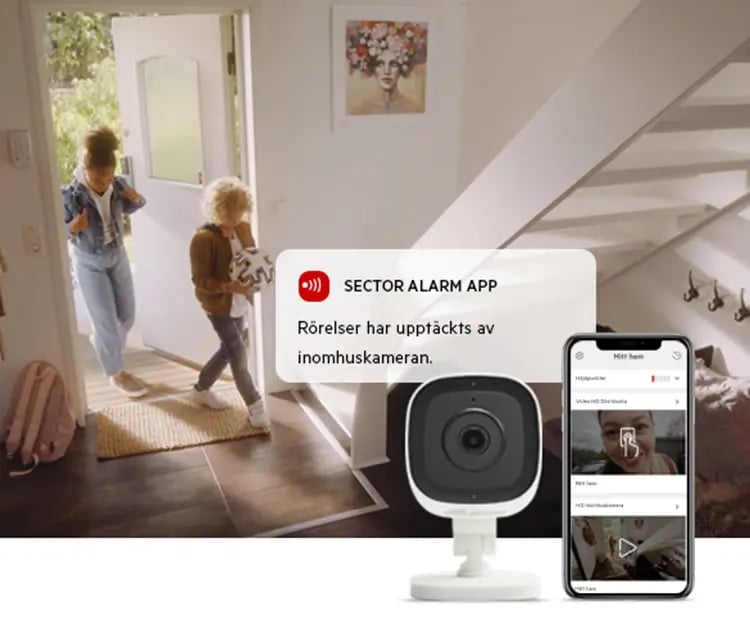 Håll koll på ditt hem via din telefon