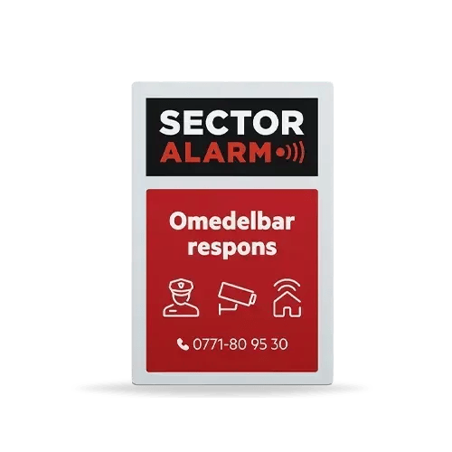 Larmskyltar och dekaler