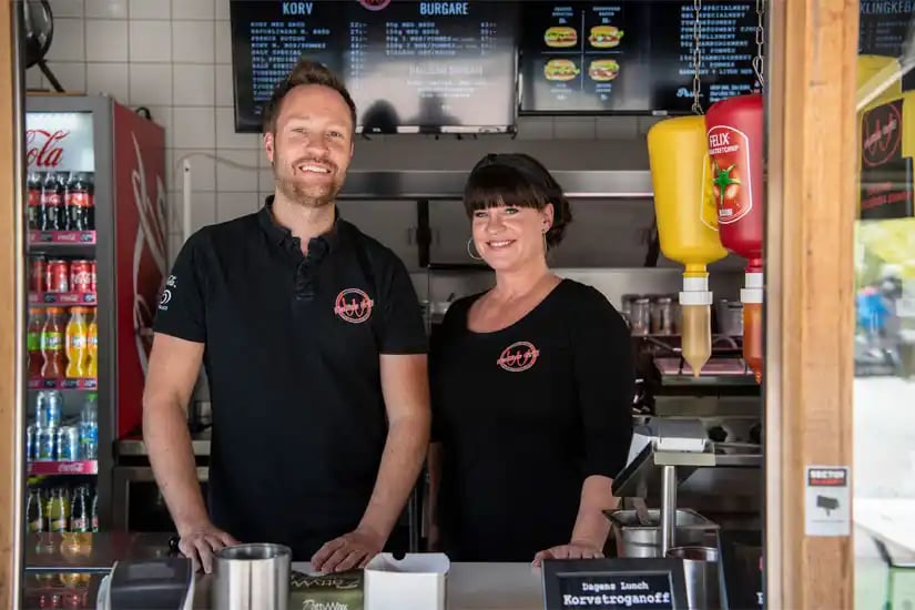 Togs på bar gärning