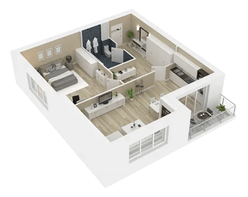 Hemlarm till lägenhet