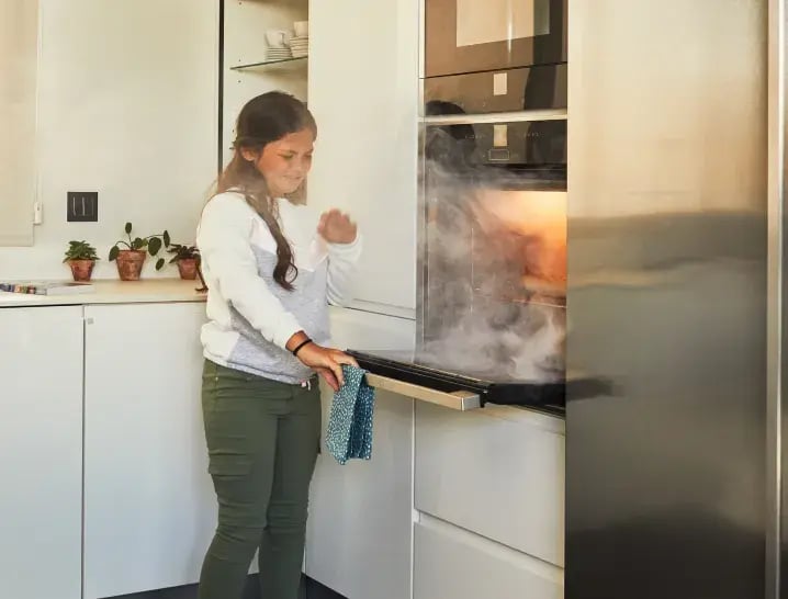 Vår optiska rökdetektor ingår i alla våra smarta larmsystem