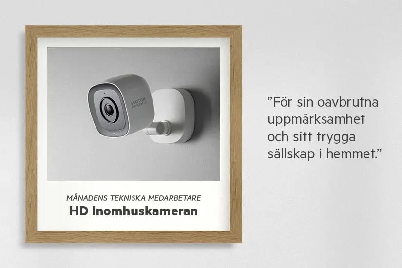 Månadens tekniska medarbetare: Inomhuskameran!