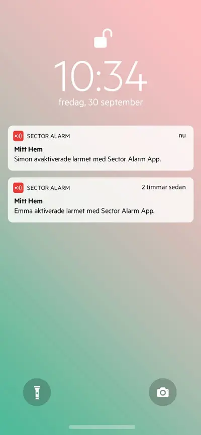 Pushnotiser i realtid