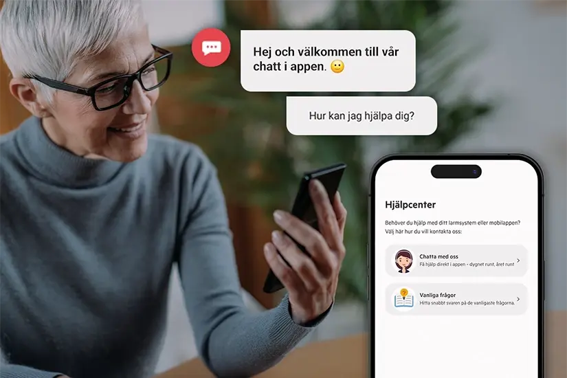 Förbättrad kundservice med chatt i appen