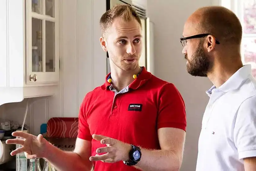 Flyttade med sig larmet