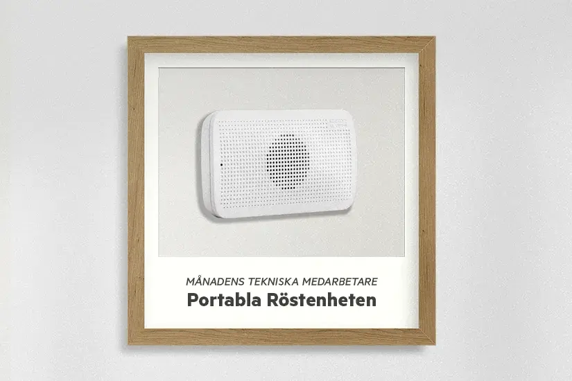 Månadens tekniska medarbetare: Den portabla röstenheten