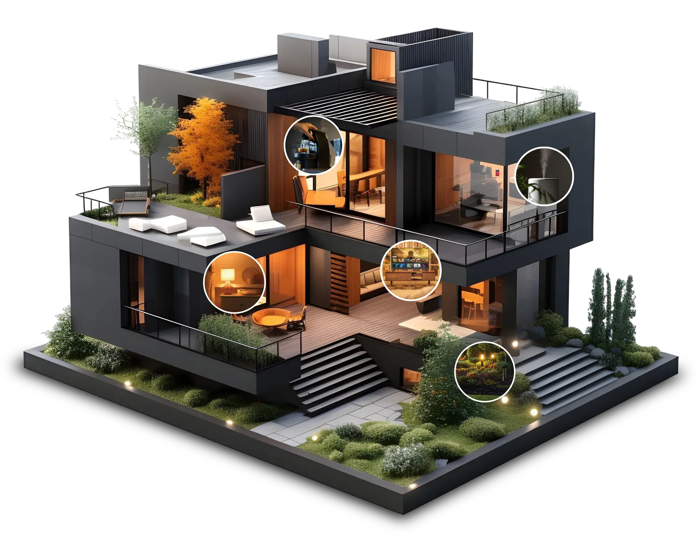 Villa med smartplugs