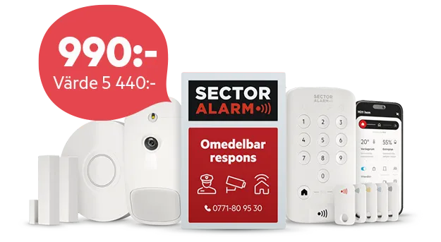 Startpaketet inkl. installation för 490 kr (värde 5440 kr).
