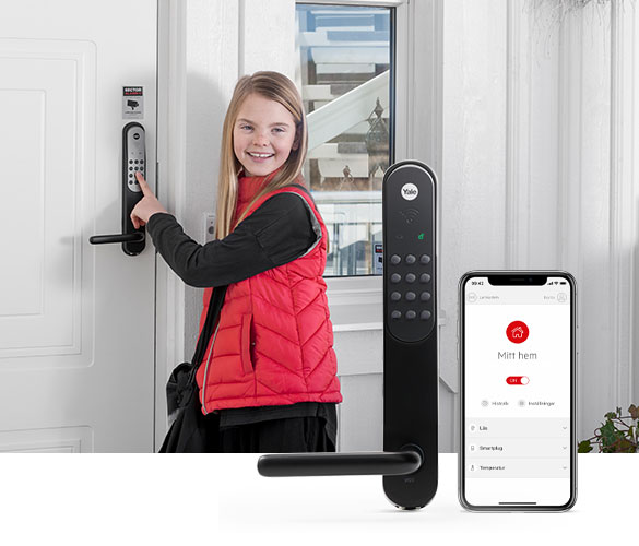 Digitalt dörrlås med Yale Doorman V2N