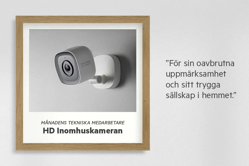 Månadens tekniska medarbetare: Inomhuskameran!