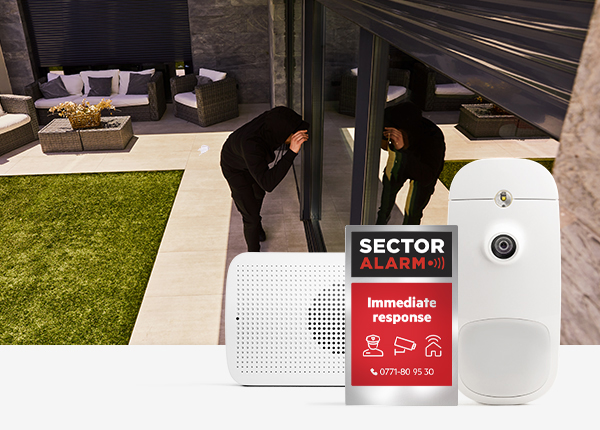 Interrupt intruders and prevent burglary