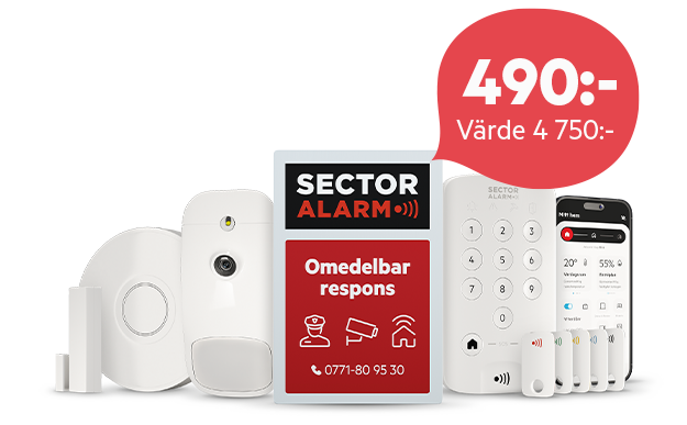Startpaketet inkl. installation för 990 kr (värde 5440 kr).